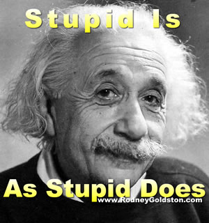Albert Einstein Stupid
