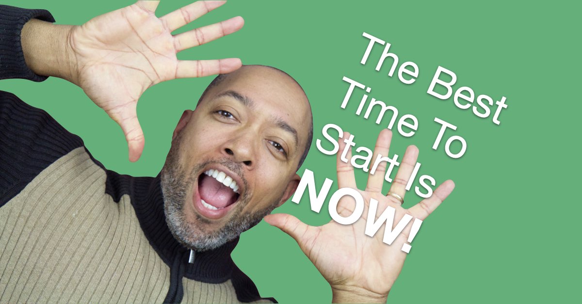 rodney goldston shouting success tip start now