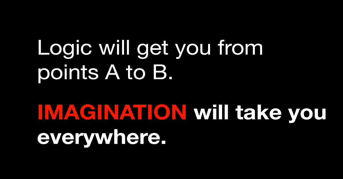 success quote imagination will take you everywhere
